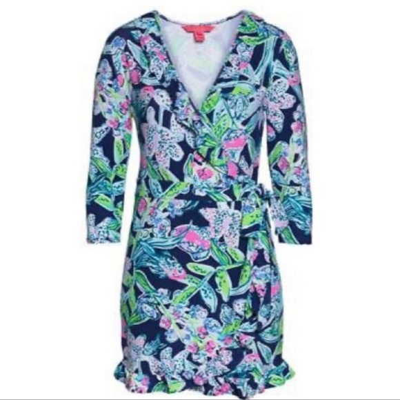 Lilly Pulitzer Pants - Lilly Pulitzer Jessalynne Wrap Romper Dress in Sway This Way